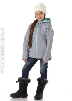 The North Face Girls Thermoball Hoodie 3 The North Face Girls Thermoball Hoodie -Winter Kids Clothing Store 20182019tnfgirlsthermoballhoodiemidgreym4