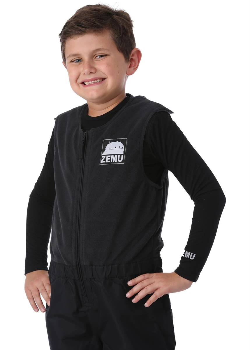 Boys Insulated Everest Snow Bib Pant Boys Insulated Everest Snow Bib Pant -Winter Kids Clothing Store 20182019zemujuniorblackbibpantdetails