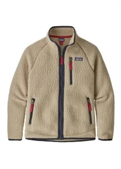 Patagonia Boys Retro Pile Jacket -Winter Kids Clothing Store 20192020patagoniaboysretropilejacketelcapkhaki
