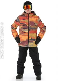 Quiksilver Mission Printed Youth Jacket 2 Quiksilver Mission Printed Youth Jacket -Winter Kids Clothing Store 20192020quiksilvermissionprintedyouthjacketm3