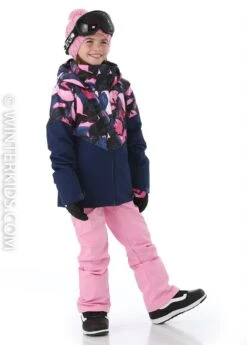 Roxy Frozen Flow Girl Jacket -Winter Kids Clothing Store 20192020roxyfrozenflowgirljacketbluem3