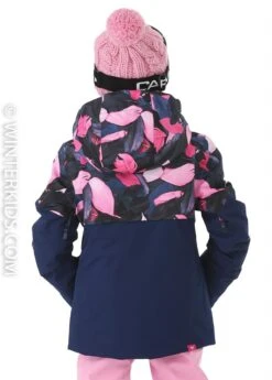 Roxy Frozen Flow Girl Jacket -Winter Kids Clothing Store 20192020roxyfrozenflowgirljacketbluem4