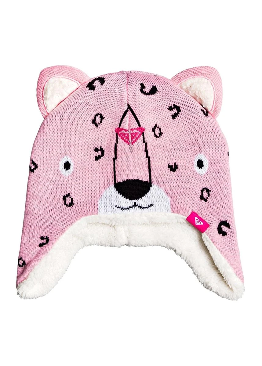 Toddler Leopard Beanie Roxy Toddler Leopard Beanie -Winter Kids Clothing Store