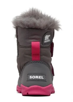 Sorel Childrens Whitney Strap Boot -Winter Kids Clothing Store 20192020sorelchildrenswhitneystrapbootquarryultrapink3 1