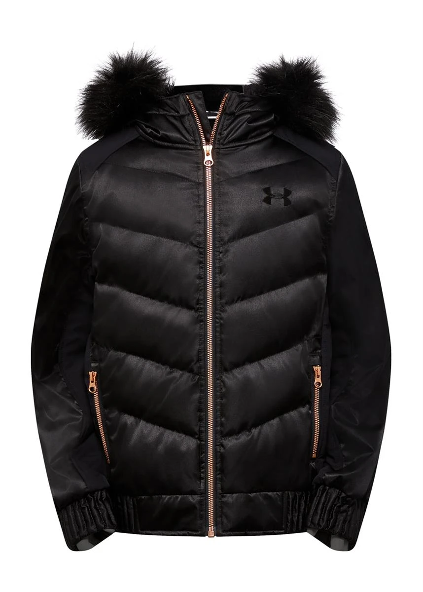 Girls Liveluster Jacket Under Armour Girls Liveluster Jacket -Winter Kids Clothing Store 20192020underarmourgirlslivelusterjacketblack 1