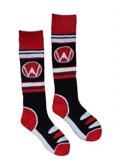 Youth Kicker Padded Ski Sock -Winter Kids Clothing Store 20192020wintersedgeyouthkickerpaddedskisockred