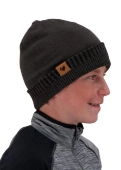 Obermeyer Boys TB Eugene Beanie 3 Obermeyer Boys TB Eugene Beanie -Winter Kids Clothing Store 2122 obermeyer boystbeugenebeanie coal2