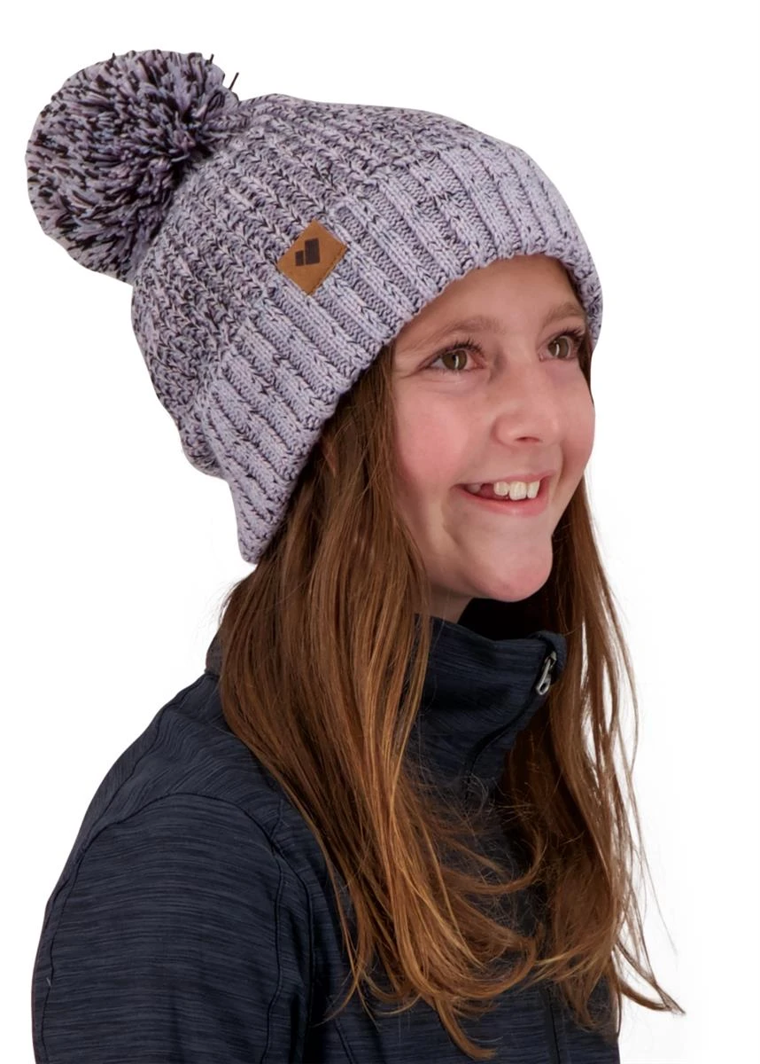 Girls Albany Pom Beanie Obermeyer Girls Albany Pom Beanie -Winter Kids Clothing Store 2122 obermeyer girlsalbanypombeanie wisteria2