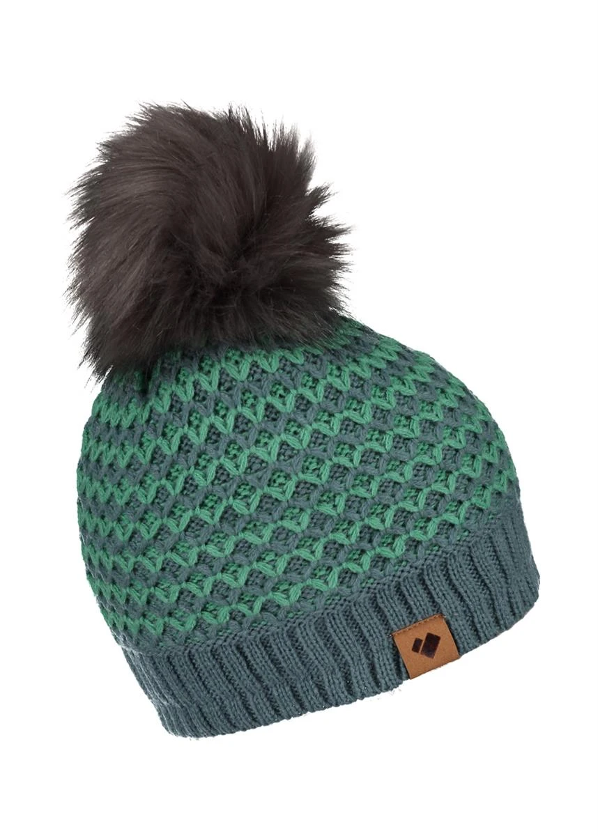 Girls Tucson FF Pom Beanie Obermeyer Girls Tucson FF Pom Beanie -Winter Kids Clothing Store 2122 obermeyer girlstucsonffpombeanie intoodeep