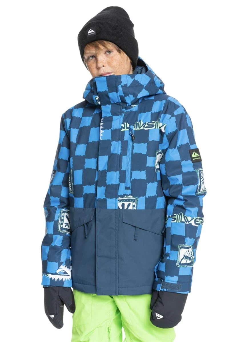 Mission Printed Block Youth Jacket Quiksilver Mission Printed Block Youth Jacket -Winter Kids Clothing Store 2122 quiksilver missionprintedblockyouthjacket frenchblueretroquik