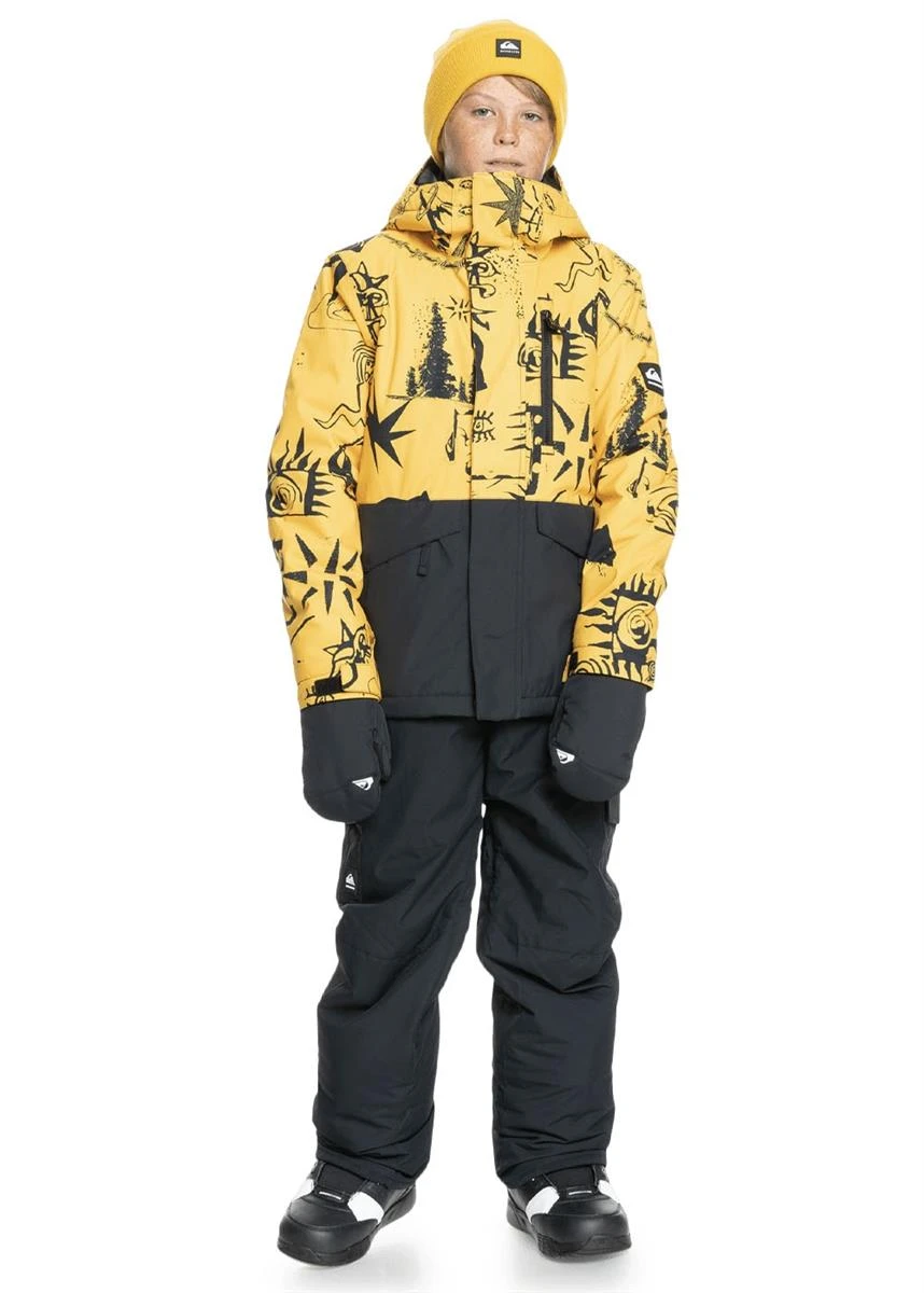 Mission Printed Block Youth Jacket Quiksilver Mission Printed Block Youth Jacket -Winter Kids Clothing Store 2122 quiksilver missionprintedblockyouthjacket goldenrodsnowtripper2