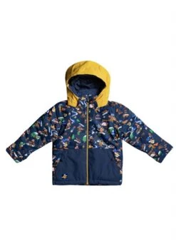 Quiksilver Toddler Little Mission Jacket -Winter Kids Clothing Store 2122 quiksilver toddlerlittlemissionjacket insigniabluesnowaloha