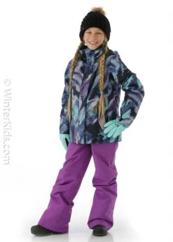 Roxy Jetty Girl Jacket -Winter Kids Clothing Store 2122 roxy jettygirljacket trueblackpetolem2