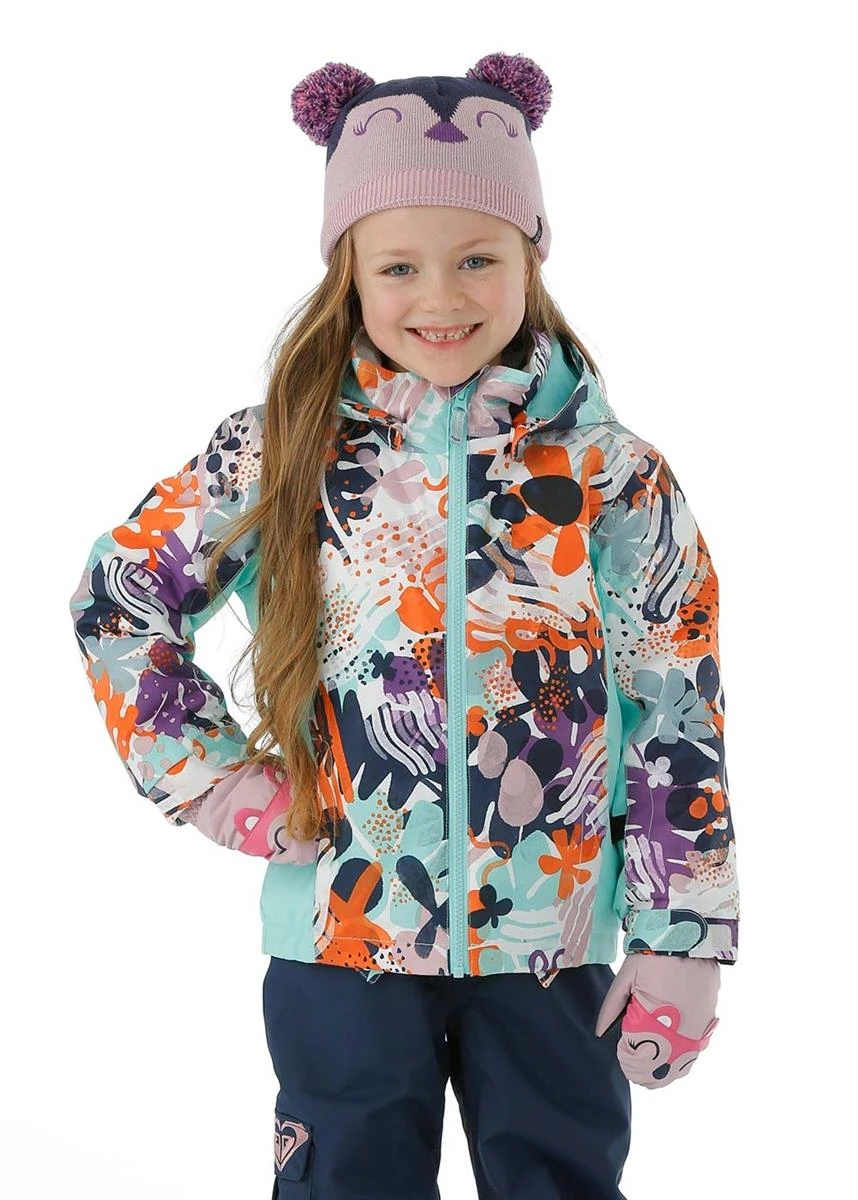 Toddler Girls Snowy Tale Jacket Roxy Toddler Girls Snowy Tale Jacket -Winter Kids Clothing Store