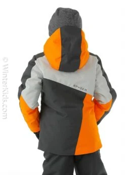 Spyder Boys Ambush Jacket -Winter Kids Clothing Store 2122 spyder boysambushjacket tangelom3