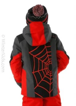Spyder Boys Challenger Jacket -Winter Kids Clothing Store 2122 spyder boyschallengerjacket blackm3
