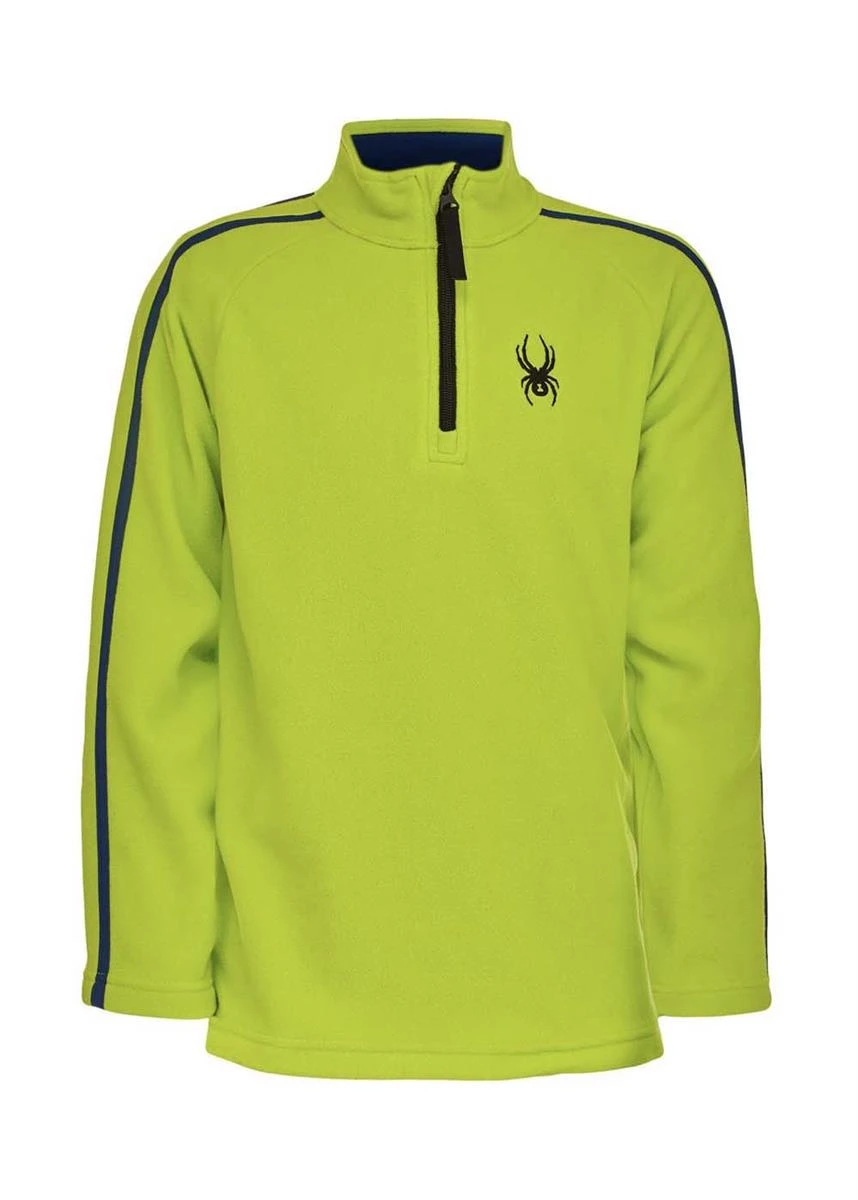 Boys Speed Fleece Zip T-Neck Spyder Boys Speed Fleece Zip T-Neck -Winter Kids Clothing Store 2122 spyder boysspeedfleeceziptneck sharplime2