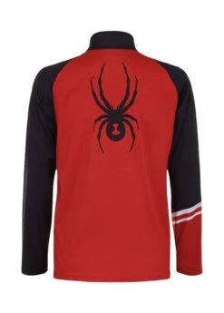 Spyder Boys Web Zip T-Neck 10 Spyder Boys Web Zip T-Neck -Winter Kids Clothing Store 2122 spyder boyswebziptneck volcano2