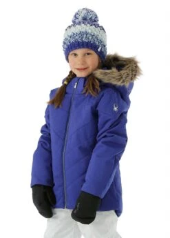 Spyder Girls Lola Jacket -Winter Kids Clothing Store 2122 spyder girlslolajacket sparklebluemymindm