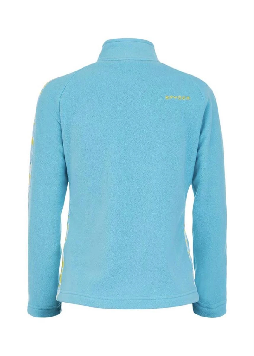 Girls Speed Fleece Zip T-Neck Spyder Girls Speed Fleece Zip T-Neck -Winter Kids Clothing Store 2122 spyder girlsspeedfleeceziptneck bahamablue2