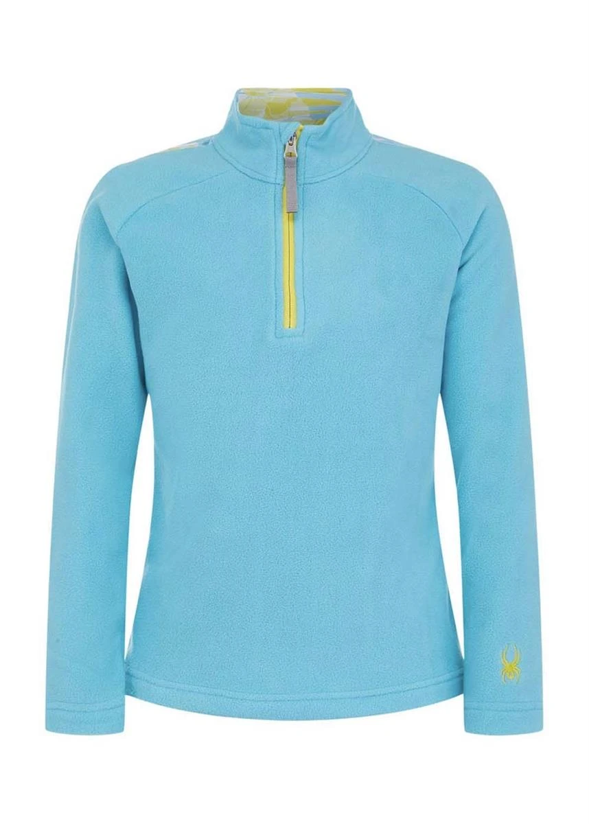 Girls Speed Fleece Zip T-Neck Spyder Girls Speed Fleece Zip T-Neck -Winter Kids Clothing Store 2122 spyder girlsspeedfleeceziptneck bahamablue3