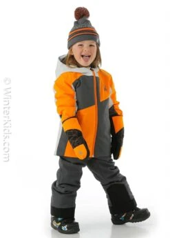 Spyder Toddler Ambush Jacket -Winter Kids Clothing Store 2122 spyder toddlerboysambushjacket noveltygreym3