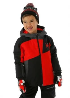 Spyder Toddler Ambush Jacket -Winter Kids Clothing Store 2122 spyder toddlerboysambushjacket volcanom