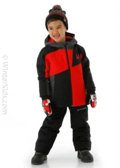 Spyder Toddler Ambush Jacket -Winter Kids Clothing Store 2122 spyder toddlerboysambushjacket volcanom2
