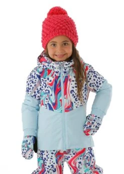 Spyder Toddler Girls Conquer Jacket -Winter Kids Clothing Store 2122 spyder toddlergirlsconquerjacket frostm