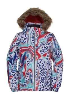 Spyder Toddler Girls Lola Jacket -Winter Kids Clothing Store 2122 spyder toddlergirlslolajacket marbled2