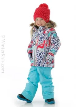 Spyder Toddler Girls Lola Jacket -Winter Kids Clothing Store 2122 spyder toddlergirlslolajacket marbledm2