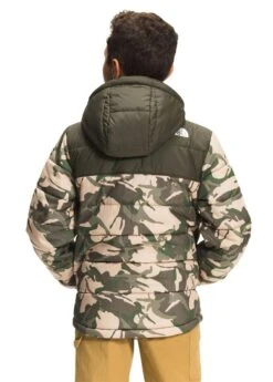 The North Face Boys Printed Reversible Mount Chimbo Fz Hooded Jacket -Winter Kids Clothing Store 2122 tnf boysprintedreversiblemountchimbofzhoodedjacket newtaupegreenexplorer3