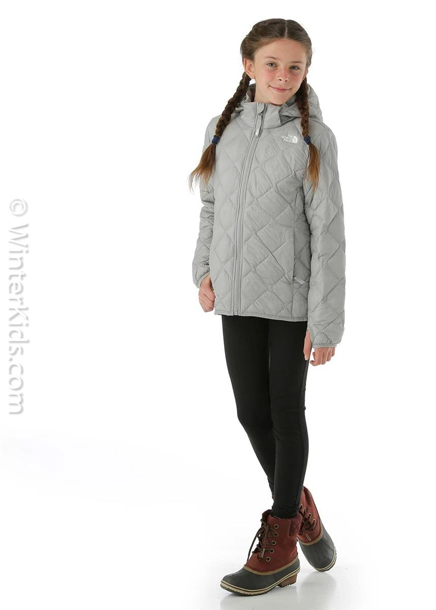 Girls Thermoball Eco Hoodie The North Face Girls Thermoball Eco Hoodie -Winter Kids Clothing Store 2122 tnf girlsthermoballjacket meldgreym2