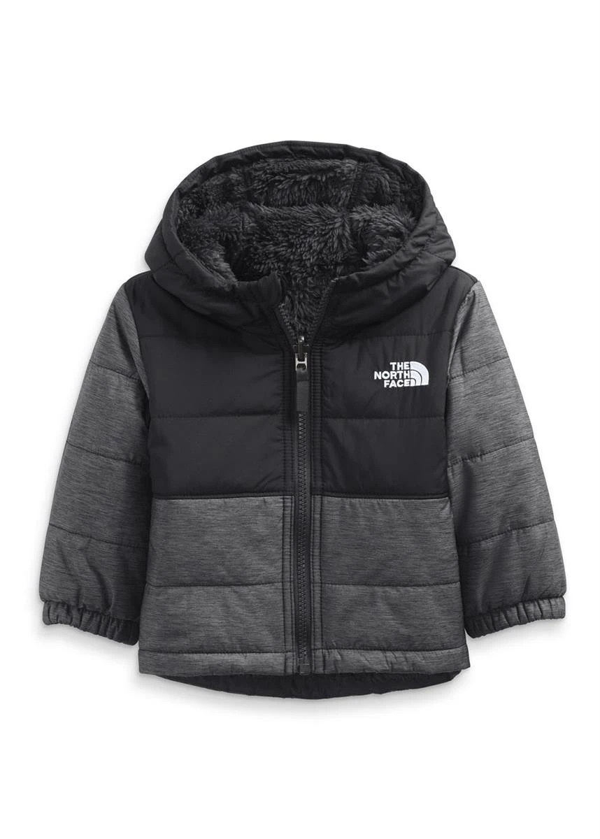 Infant Reversible Mount Chimbo FZ Hooded Jacket The North Face Infant Reversible Mount Chimbo FZ Hooded Jacket -Winter Kids Clothing Store 2122 tnf infantreversiblemountchimbofzhoodedjacket asphaltgreyheather 1