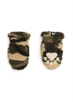 The North Face Littles Bear Mitt -Winter Kids Clothing Store 2122 tnf littlesbearmitt newtaupegreenexplorercamoprint