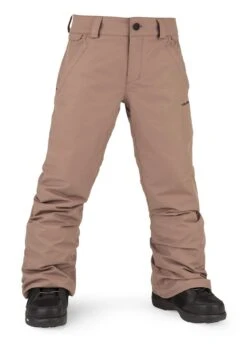 Volcom Boys Freakin Youth Snow Chino Pant -Winter Kids Clothing Store 2122 volcom boysfreakinyouthsnowchino coffee