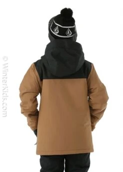 Volcom Boys Stone.91 Insulated Jacket -Winter Kids Clothing Store 2122 volcom boysstone91insulatedjacket coffeem3
