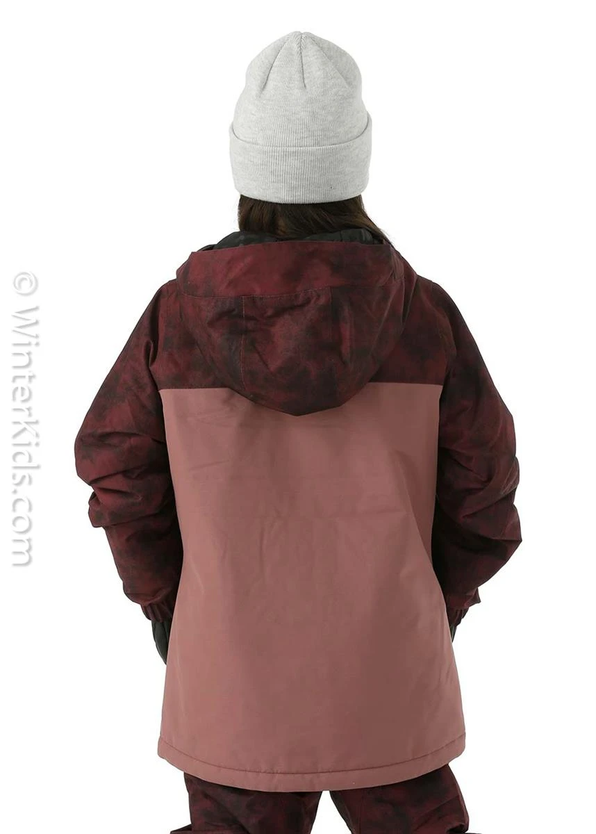 Girls Sass'n'Frass Insulated Jacket Volcom Girls Sass'n'Frass Insulated Jacket -Winter Kids Clothing Store 2122 volcom girlssassnfrassinsulatedjacket acidmerlotm4