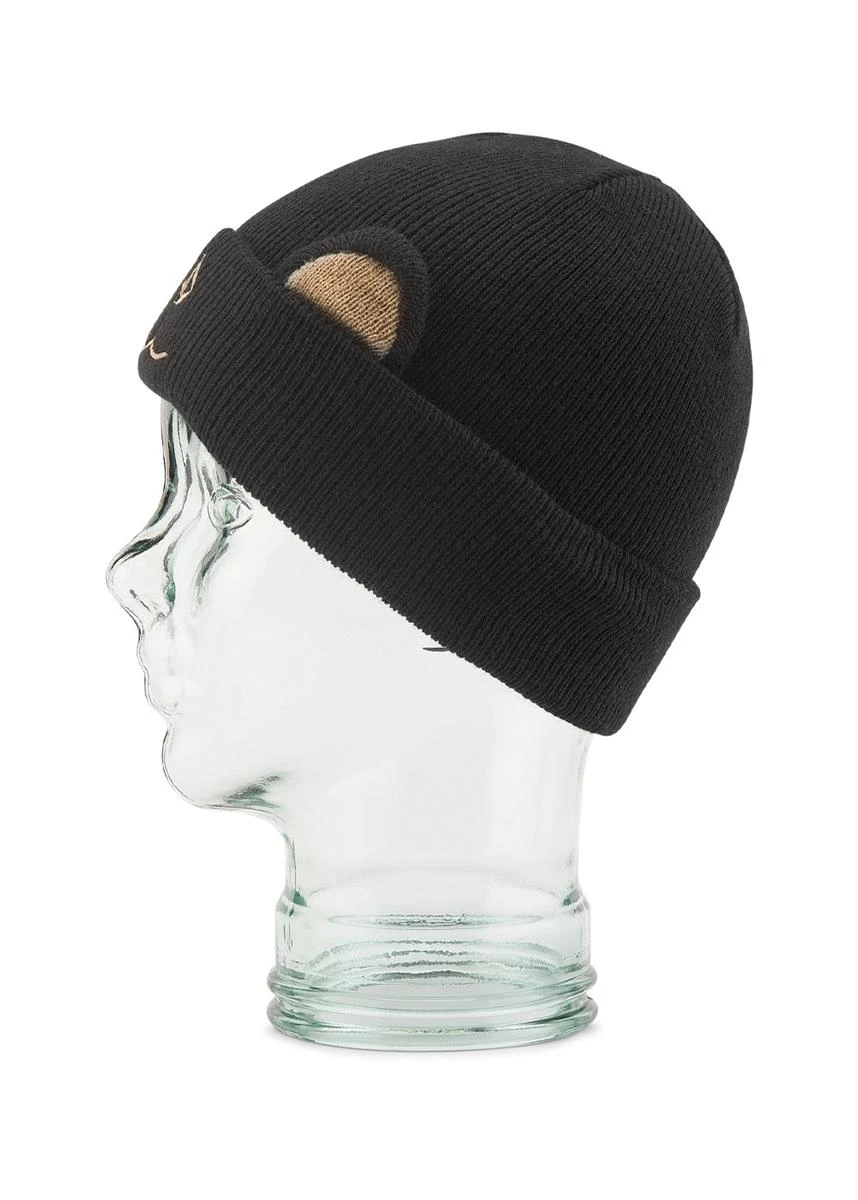 Girls Snow Creature Beanie Volcom Girls Snow Creature Beanie -Winter Kids Clothing Store 2122 volcom girlssnowcreaturebeanie black