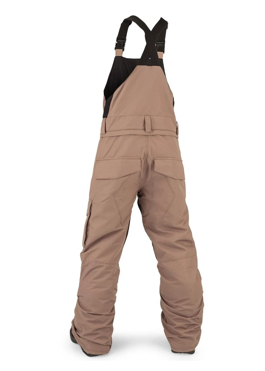 Youth Barkley Bib Overall Pant Volcom Youth Barkley Bib Overall Pant -Winter Kids Clothing Store 2122 volcom youthbarkleybiboverallpant coffee2
