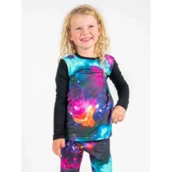 Blackstrap Youth Therma Crew Top -Winter Kids Clothing Store blk s bl k u t thr space galactic3