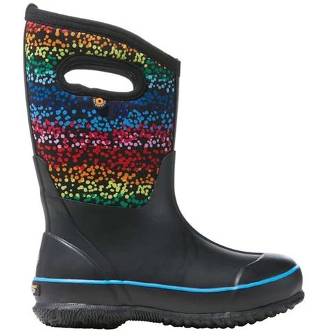 Youth Classic II Design A Boot - Rainbow Dots Boot BOGS Youth Classic II Design A Boot - Rainbow Dots Boot -Winter Kids Clothing Store bogs raindot blkmulti 2223fw