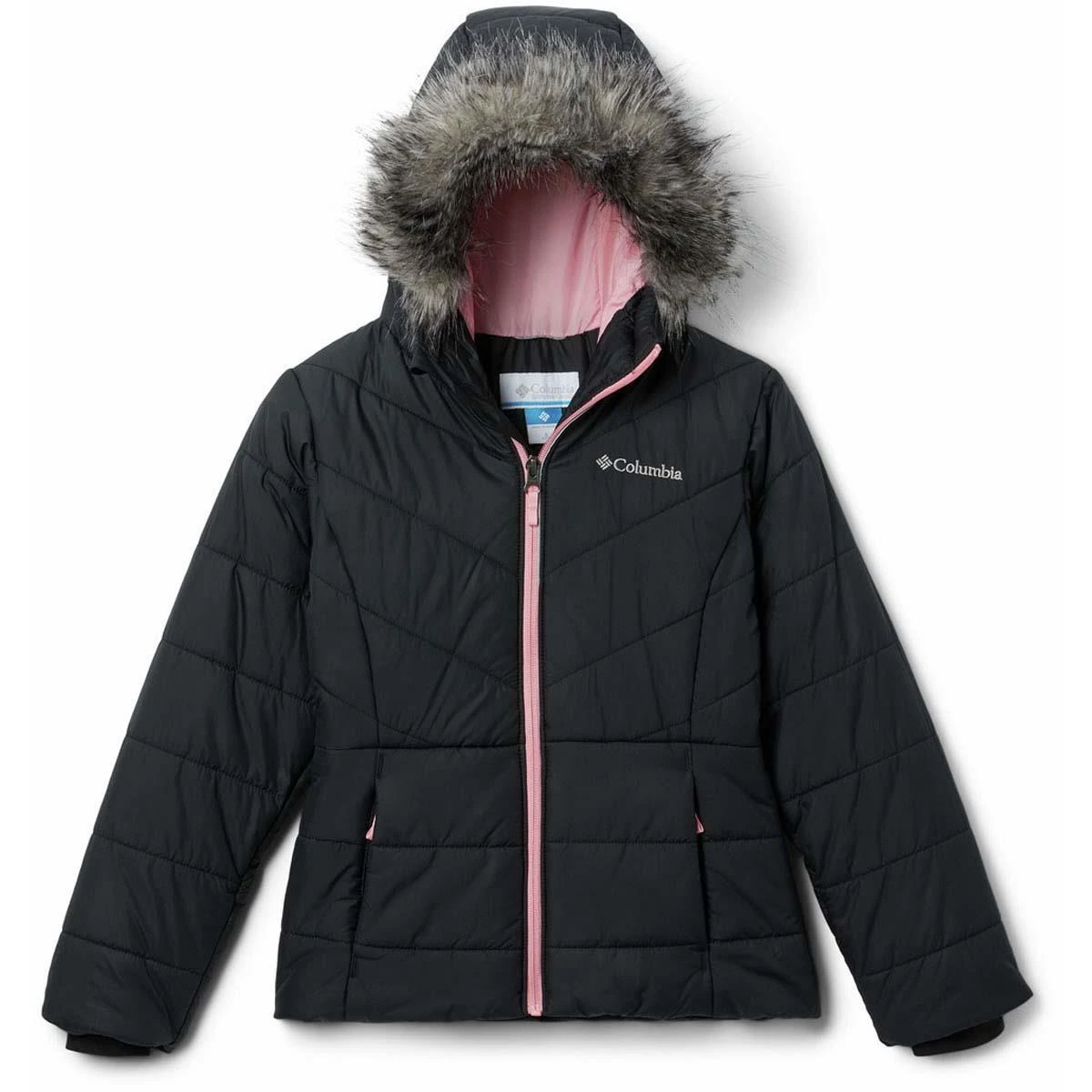 Youth Katelyn Crest Jacket Columbia Youth Katelyn Crest Jacket -Winter Kids Clothing Store columbia katecrest blkpink 2223fw