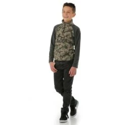 Columbia Glacial III Fleece Printed Half Zip - Boy's -Winter Kids Clothing Store day 3 session 1 14816