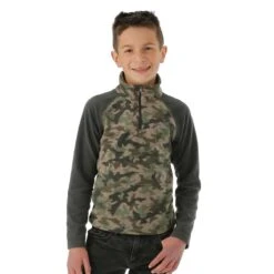 Columbia Glacial III Fleece Printed Half Zip - Boy's -Winter Kids Clothing Store day 3 session 1 14822.1