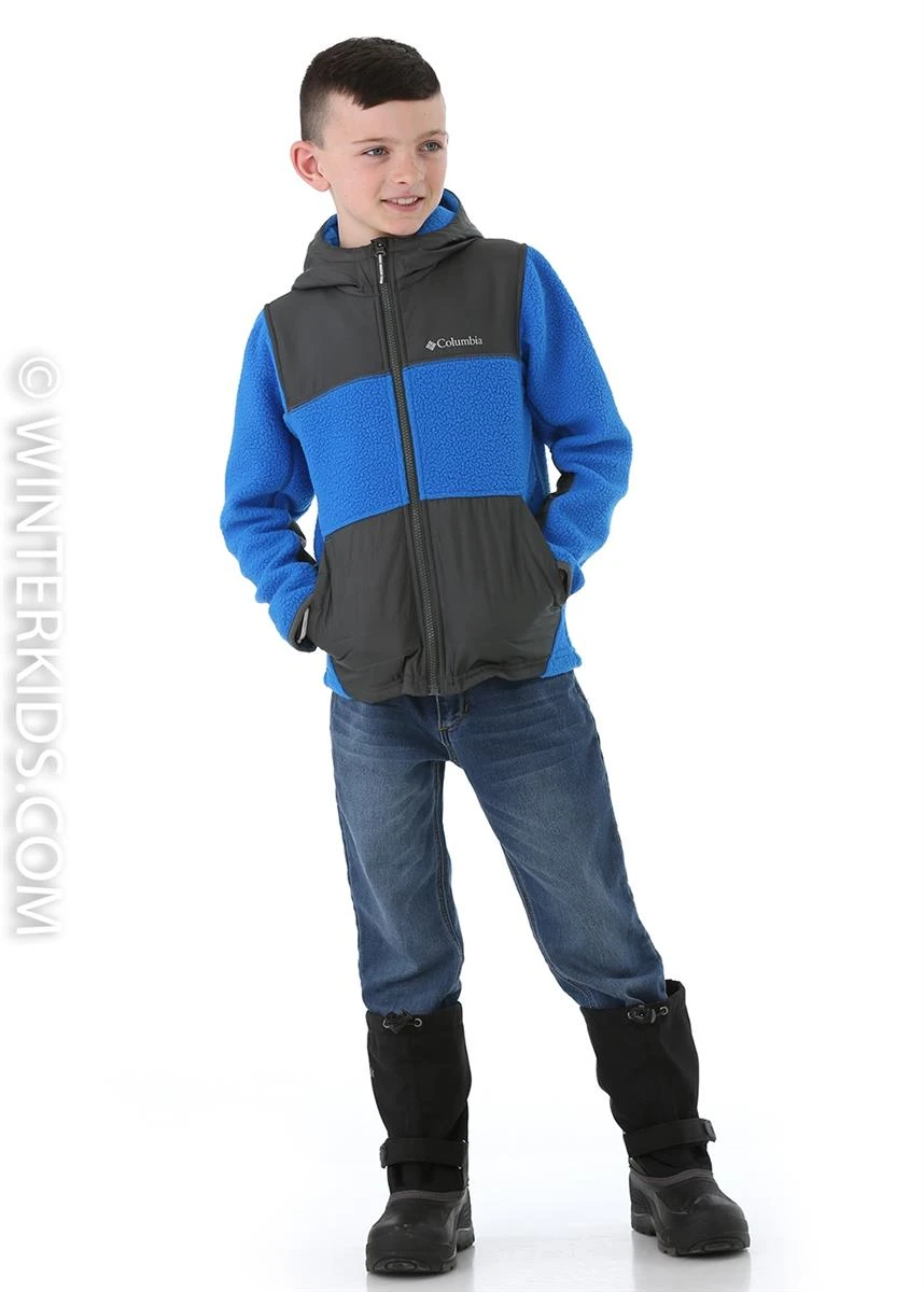 Boys Rugged Ridge Sherpa Hybrid Full Zip Columbia Boys Rugged Ridge Sherpa Hybrid Full Zip -Winter Kids Clothing Store day 1 session 3 20701 2