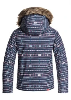 Roxy Girls American Pie Girl Jacket -Winter Kids Clothing Store ergtj03054 americanpiegirljk v bqy4 bck1