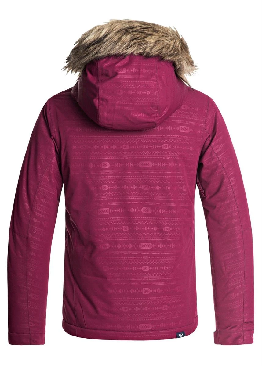 Girls American Pie Girl Embossed Jacket Roxy Girls American Pie Girl Embossed Jacket -Winter Kids Clothing Store ergtj03057 americanpiegirlembossedjk v rrv2 bck1