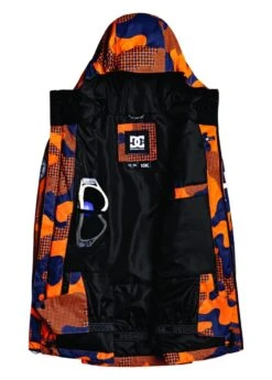 DC SHOES Boys Propaganda Jacket -Winter Kids Clothing Store fw2021 dc boyspropagandajacket youthpillcamoshockingorange2
