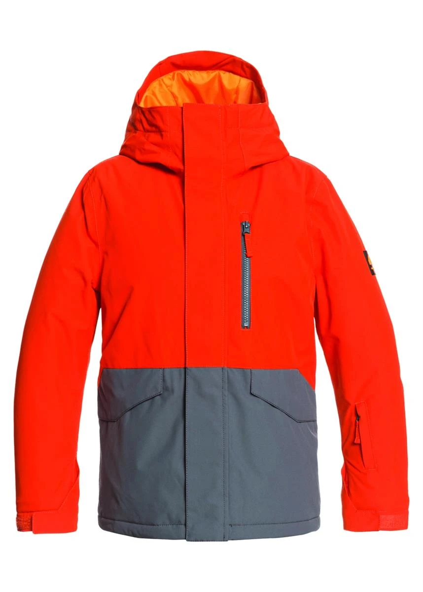 Mission Solid Youth Jacket Quiksilver Mission Solid Youth Jacket -Winter Kids Clothing Store fw2021 quiksilver solidyouthjacket pureedpumpkin